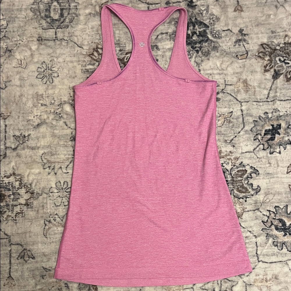 lululemon athletica Heathered Pink Racerback Tank - Picture 6 of 9